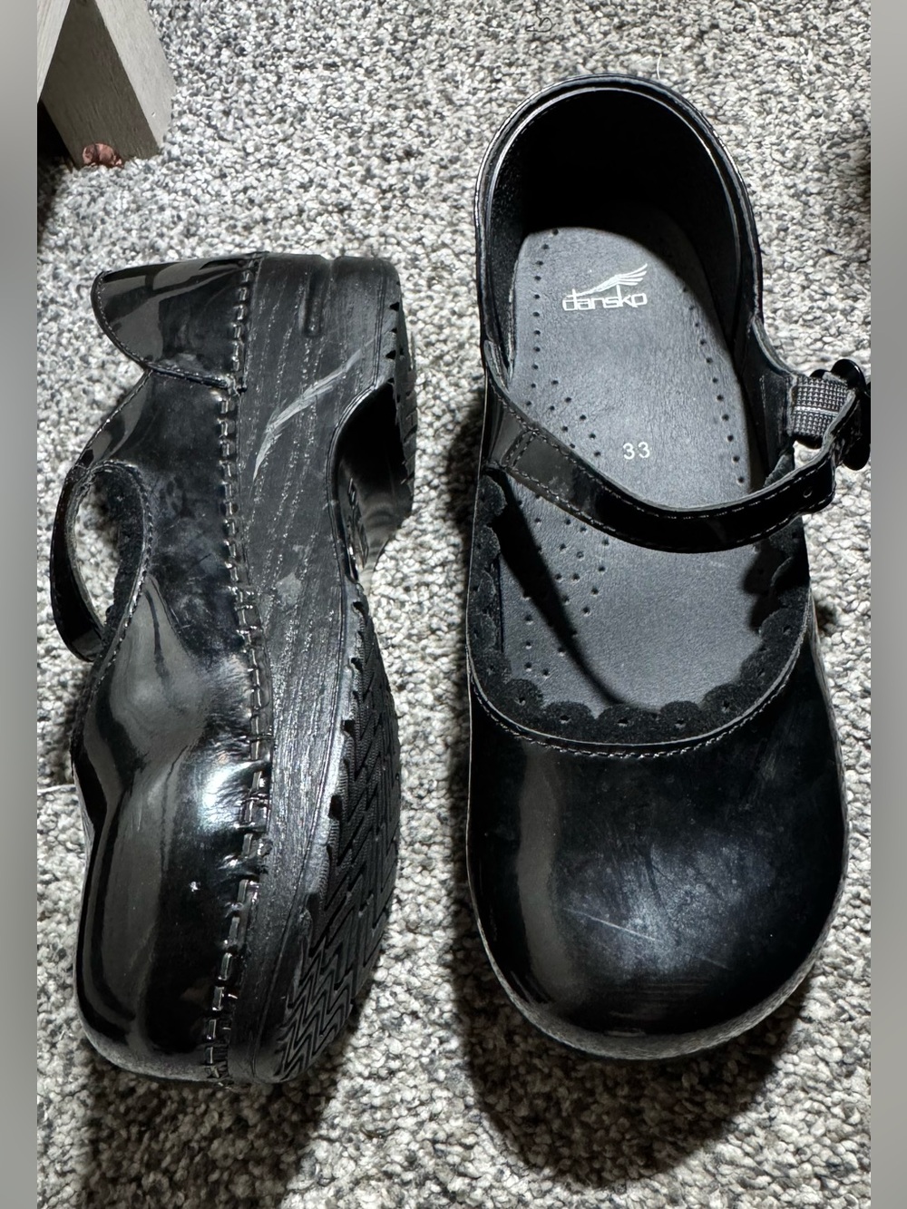 Dansko Kids Black Marcelle clog - Black - Picture 1 of 9
